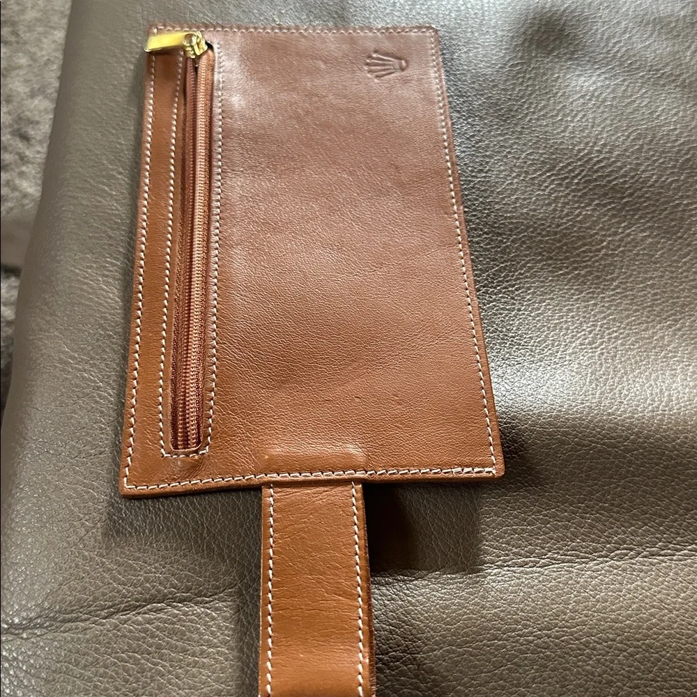 Rolex Brown Leather Men's belt wallet